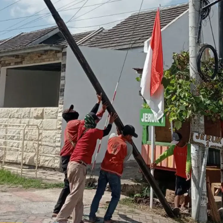 Pekerjaan Instalasi jaringan baru My Republik di Jember